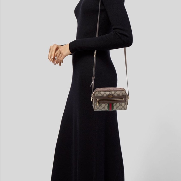 🌟 Gucci GG Supreme Mini Ophidia Crossbody Bag 🌟 - Picture 3 of 13